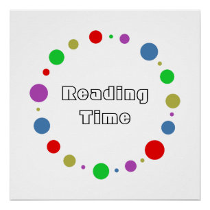 Poster Bibliothèque customisée, Couleur du devis scolaire