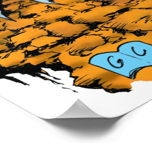 Poster Bibliothèque Dragon (Coin)