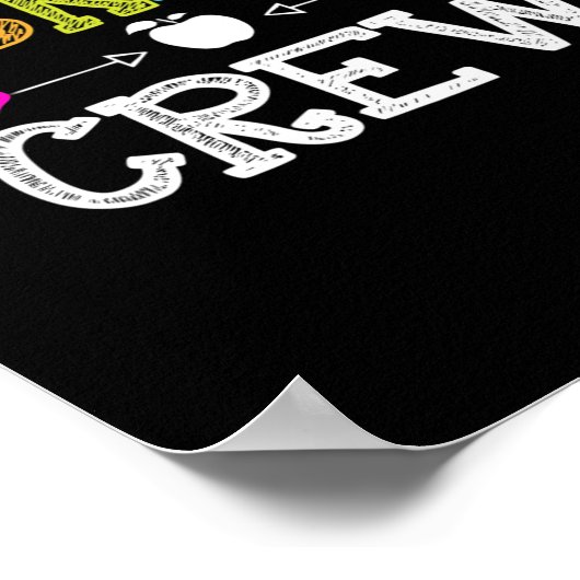 Poster Bibliotheque Enseignant s'amuser Premier jour cade (Coin)