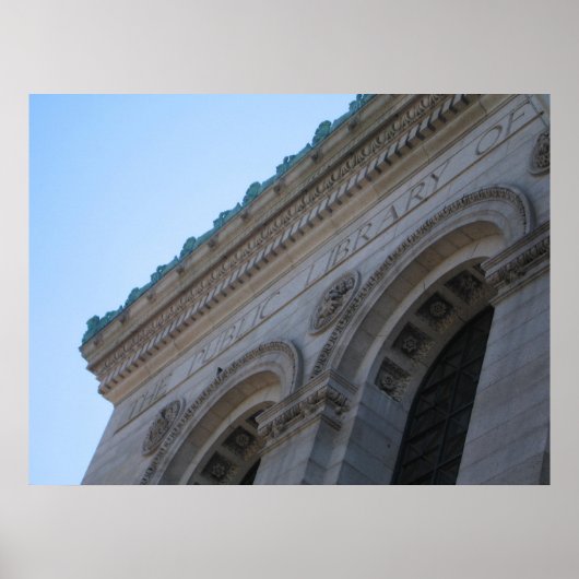 Poster Bibliothèque publique (Devant)