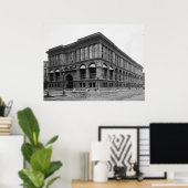 Poster Bibliothèque publique de Chicago (Bureau à domicile)