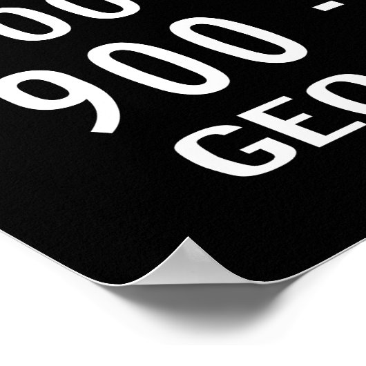 Poster Bibliothèque publique - Nombre décimal dewey Busro (Coin)