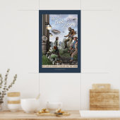 Poster Bibliothèque publique - Panneau droit (20x30") (Cuisine)