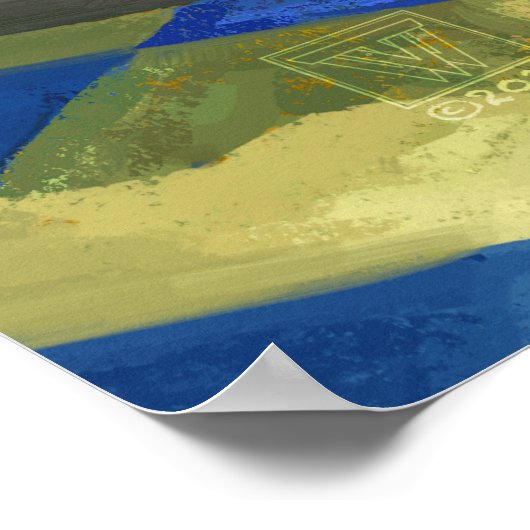 Poster Bibliothèque Récupérer l'oeuvre (Coin)