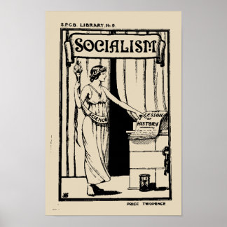 Poster Bibliothèque SPGB No 9 Socialism (1920)