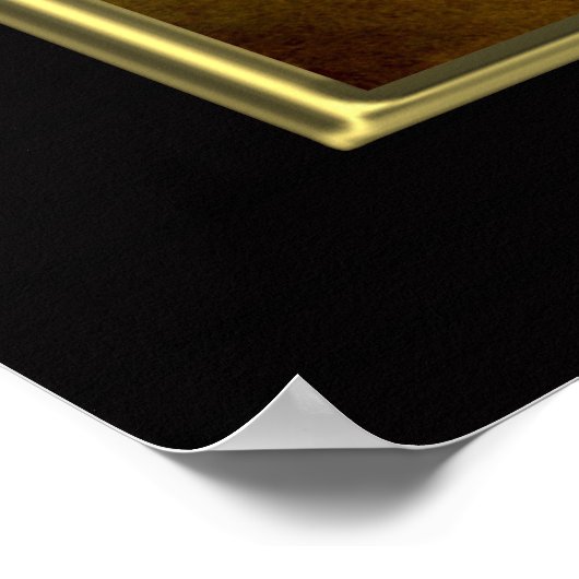 Poster Bibliothèque Zodiac Astrologie (Coin)