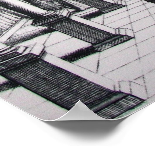 Poster Bibliothèque Zürich (Coin)