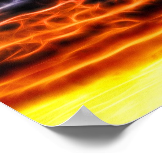 Poster Biblique Électrifié Cumulus Nuages Skyscape (Coin)