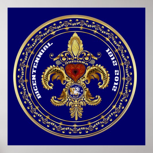 Poster Bicentenaire Louisiane (Devant)