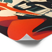 Poster Bichon Frise Astronaut Poster, Bichon Frise Retro (Coin)