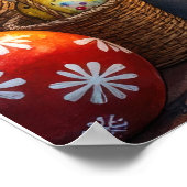 Poster Bichon Frise Fireplace with Christmas Lights (Coin)