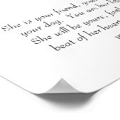 Poster Bichon Frise Keepsake (Coin)