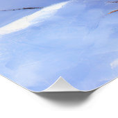 Poster Bichon Frise Laisser neiger Noël (Coin)