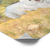 Poster Bichon Frise Meadow View (Coin)