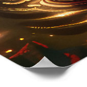 Poster Bichon Frise Noël Festive Voyage (Coin)