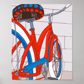 Poster Bicicleta vintage