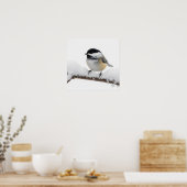 Poster Bickadee en hiver (Cuisine)