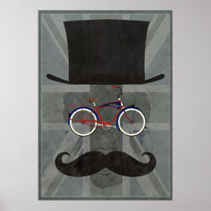 Poster Bicycle Head