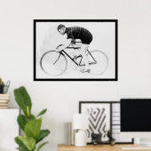 Poster Bicycle Racer, Norman Anderson 1914 (Bureau à domicile)