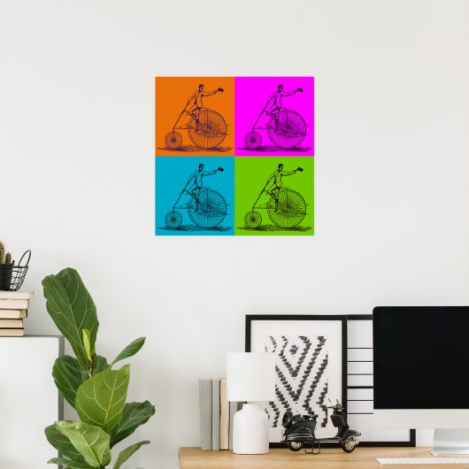 Poster Bicyclette (Bureau à domicile)