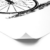 Poster Bicyclette à grande roue Penny Farthing (Coin)