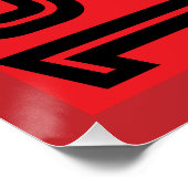 Poster Bicyclette classique britannique des années 1970 (Coin)