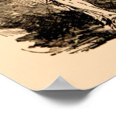 Poster Bicyclette indienne d'origine indienne (Coin)