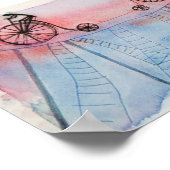 Poster bicyclettes (Coin)