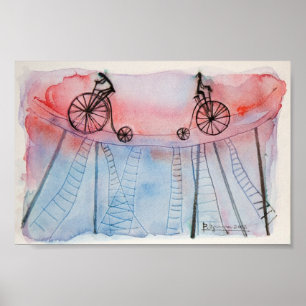 Poster bicyclettes