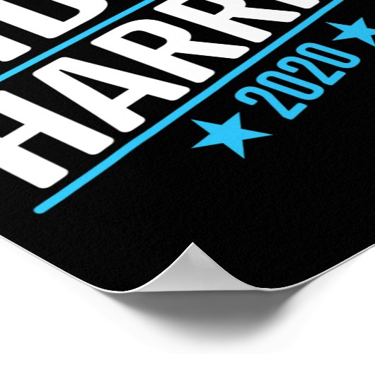 Poster Biden 2020 Et Kamala Harris Sur Le Seul Billet 2 (Coin)