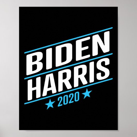 Poster Biden 2020 Et Kamala Harris Sur Le Seul Billet 2 (Devant)