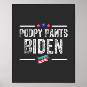 Poster Biden Culotte Fécale