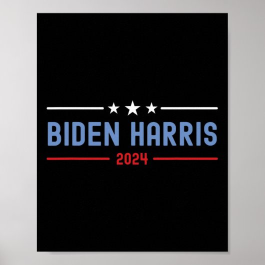 Poster Biden Et Harris Votant Pour L'Élection Présidentie (Devant)