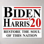 Poster Biden Harris 2020 (Devant)
