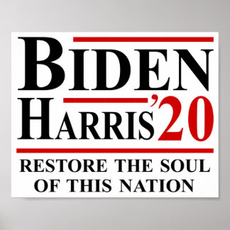 Poster Biden Harris 2020