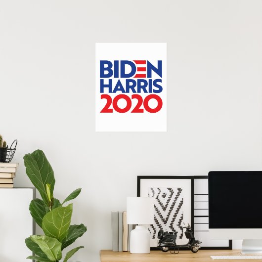 POSTER BIDEN HARRIS 2020 (Bureau à domicile)