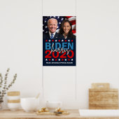Poster Biden Harris 2020 Election Patriotic Flag Photo (Cuisine)