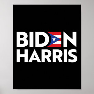 Poster Biden Harris 2020 Joe Kamala Pour Pr Porto Rico Ri