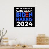 Poster Biden / Harris - 2024 - Rendre l'Amérique à nouvea (Cuisine)