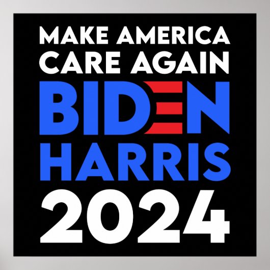 Poster Biden / Harris - 2024 - Rendre l'Amérique à nouvea (Devant)