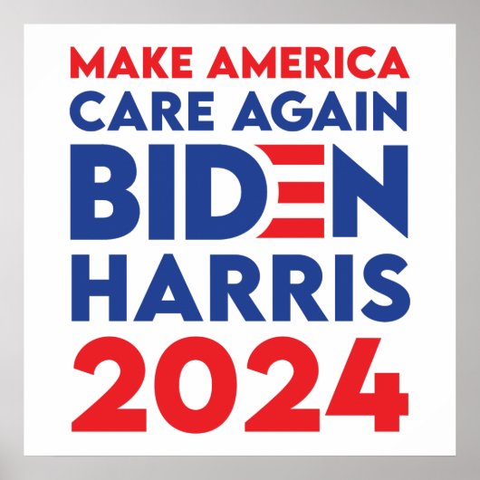 Poster Biden / Harris - 2024 - Rendre l'Amérique à nouvea (Devant)