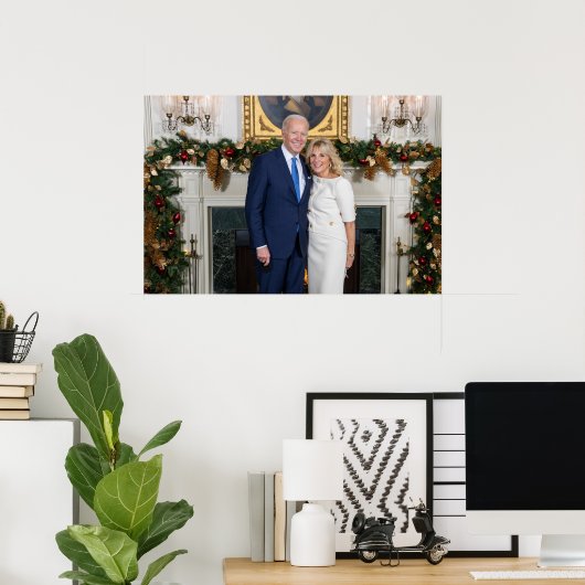 Poster Biden State of the Christmas Union Adresse (Bureau à domicile)