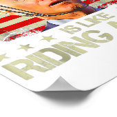 Poster Biden Vélo Courir Le Pays Est Comme Rid (Coin)