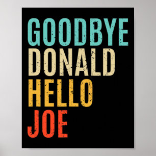 Poster Biden Won Trump Perdu L'Élection Démocrate Harris