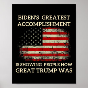Poster Bidens Amusants Plus Grande Réussite Montre