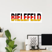 Poster Bielefeld Allemagne (Bureau à domicile)