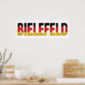 Poster Bielefeld Allemagne (Cuisine)