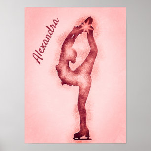 Poster Biellmann potlood roze