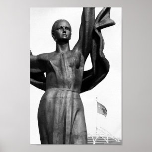 Poster Biélorussie Беларусь Minsk Мінск Минск Architectur