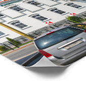 Poster Biélorussie Grodno Cityscape (Coin)